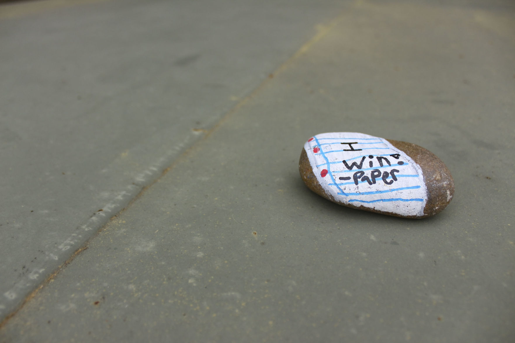 Painted rock